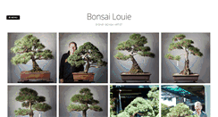 Desktop Screenshot of bonsailouie.com